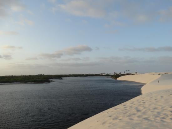 Mapa turístico dos Lençóis Maranhenses