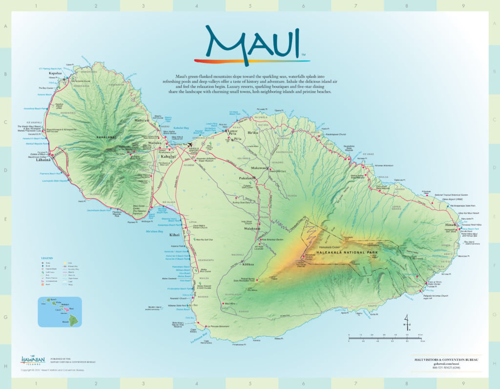 Mapa de Maui