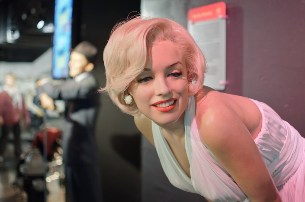 Marilyn Monroe no Madame Tussauds