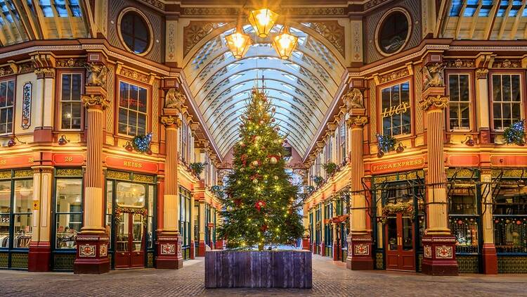 Natal em Londres na Inglaterra