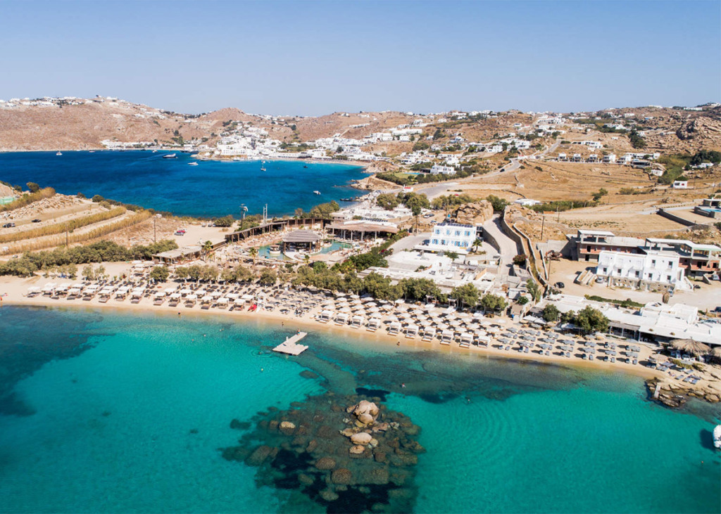 Ilha de Mykonos na Grécia