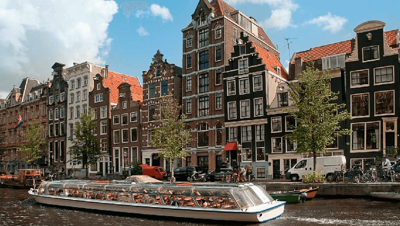 Passeio de barco em Amsterdam