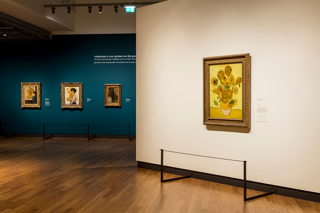 Quadros no Museu Van Gogh em Amsterdã