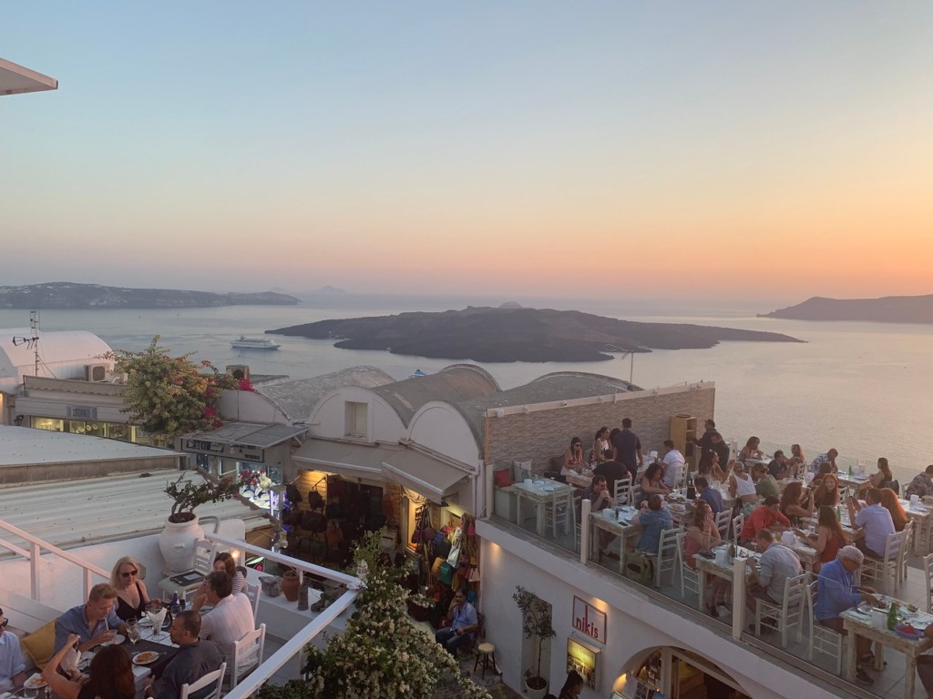 Restaurante Argo, em Fira