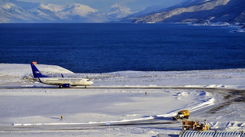 Como ir do aeroporto de Ushuaia  até o Centro