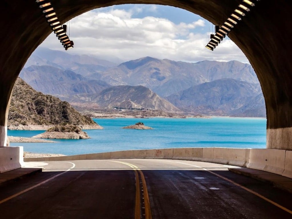 Dique de Potrerillos em Mendoza