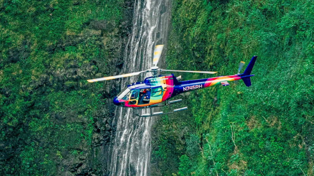 Excursão de helicóptero no Havaí