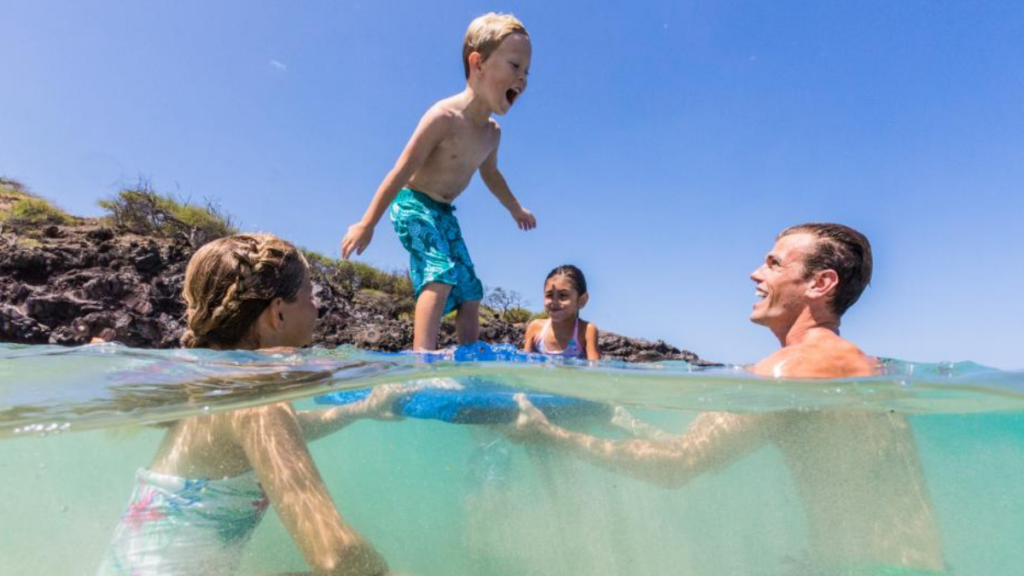 Visite praias apropriadas para crianças no Havaí
