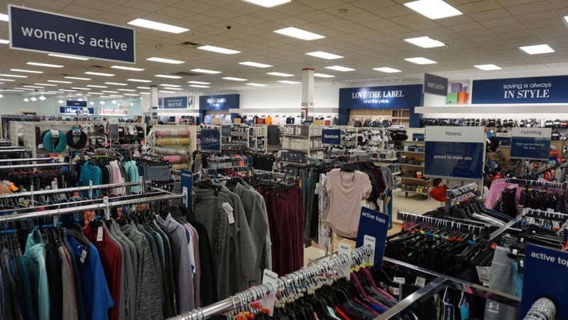 Interior da loja Marshalls em Orlando