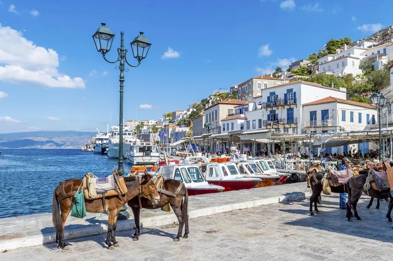 Ilha de Hydra na Grécia