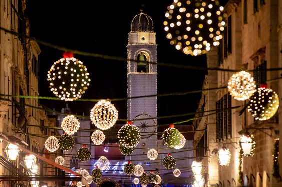 Mercado de Natal em Dubrovnik