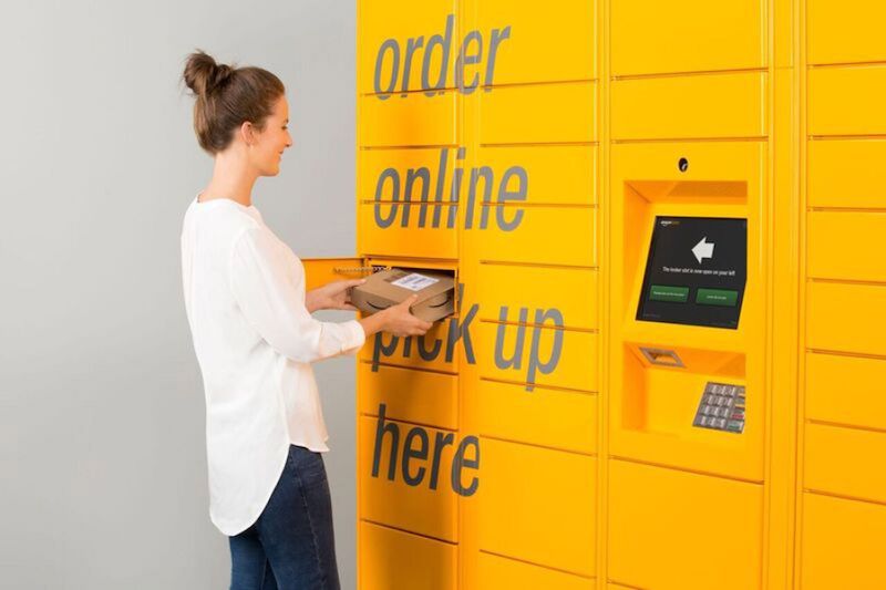 Retirando compra no Amazon Locker