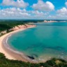 Vista da Praia Baía dos Golfinhos em Pipa