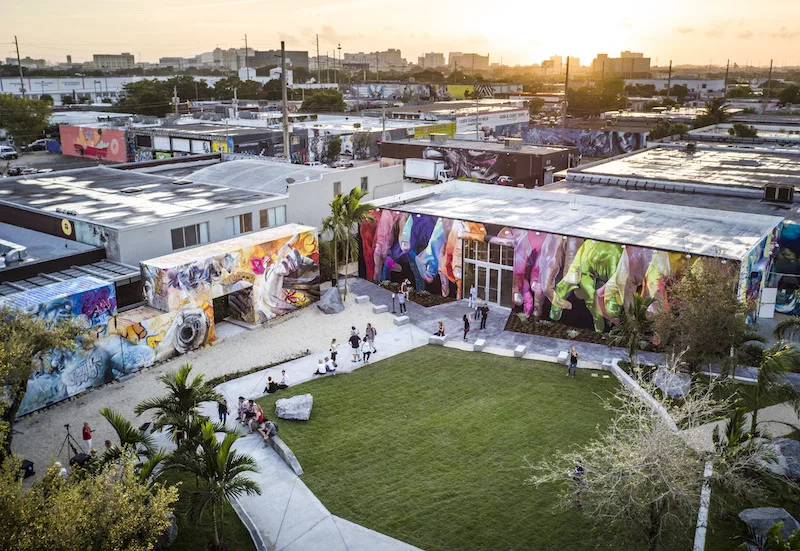 Vista de Wynwood Walls em Miami