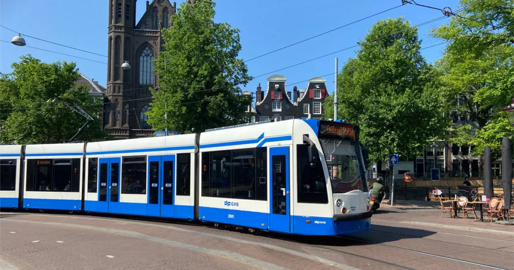 Tram em Amsterdã