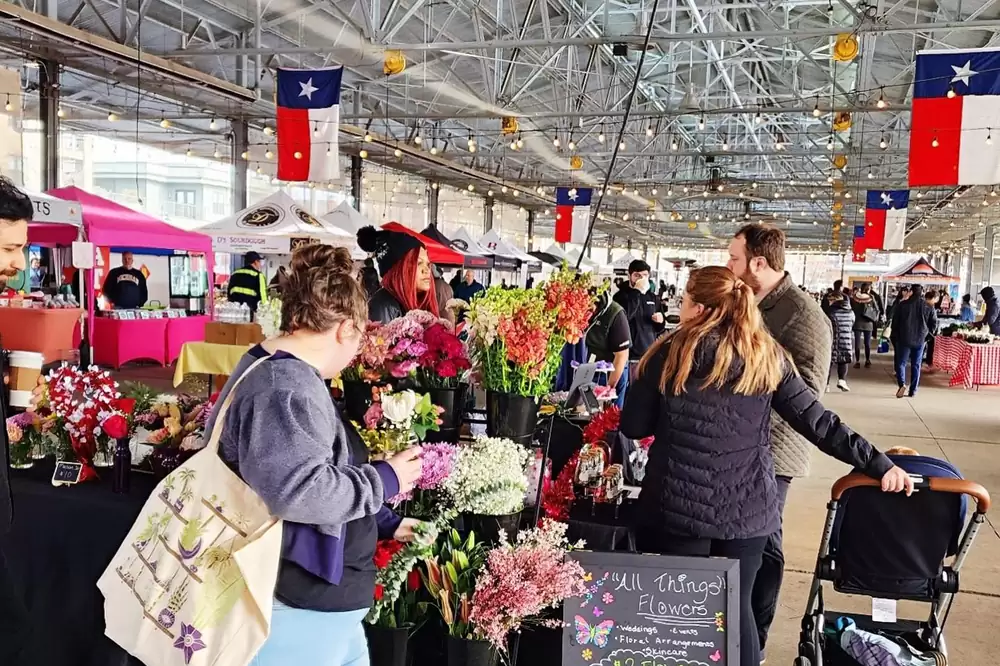 Interior do Dallas Farmers Market