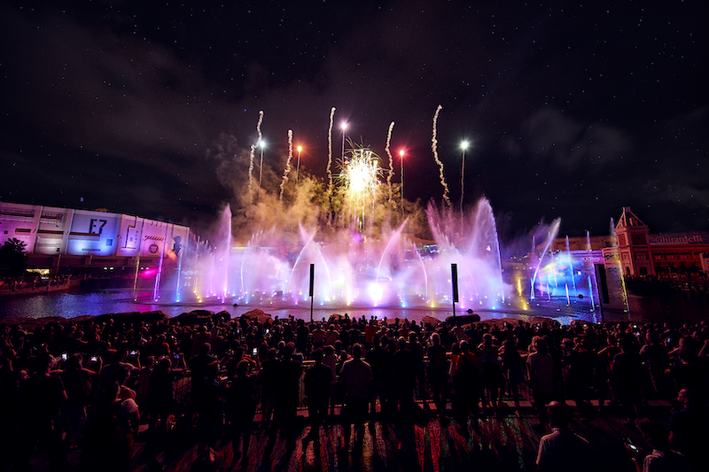 Festa de Réveillon no Universal CityWalk em Orlando