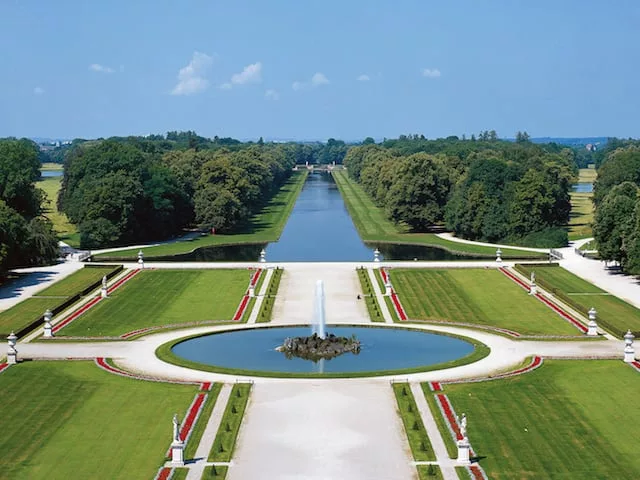 Jardins do Palácio Nymphenburg em Munique