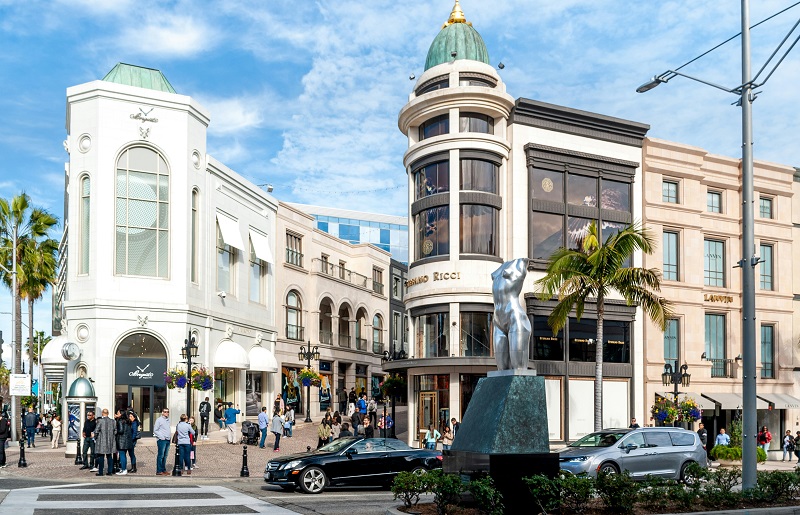 Rodeo Drive em Los Angeles Califórnia