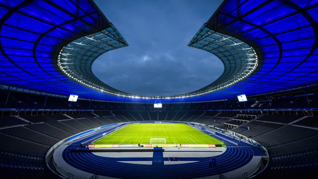 Estádio em Berlim na Alemanha