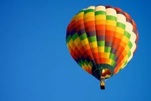 Passeio de balão por Brasília