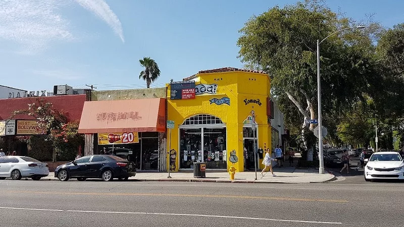 Melrose Avenue em Los Angeles