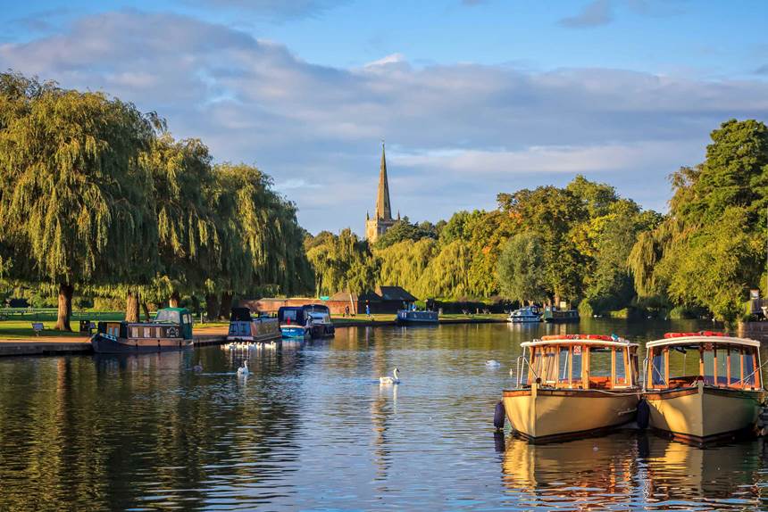 Stratford-upon-Avon na Inglaterra