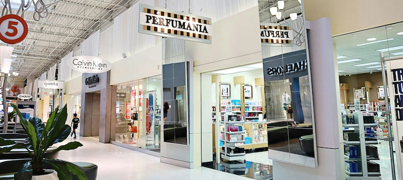 Loja Perfumania no Dolphin Mall em Miami