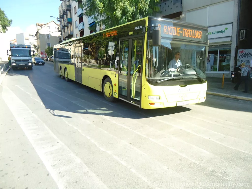 Ônibus em Split