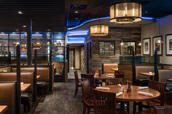 Interior do Blue Ridge Grill