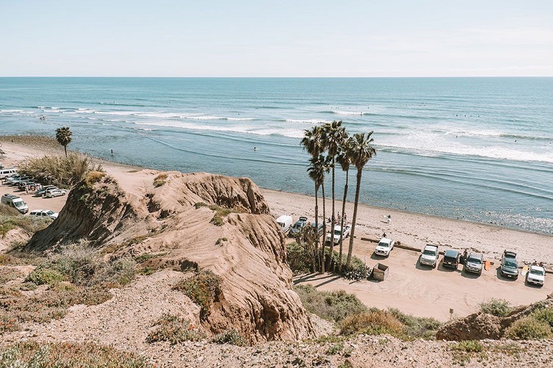 San Onofre State Beach na Califórnia