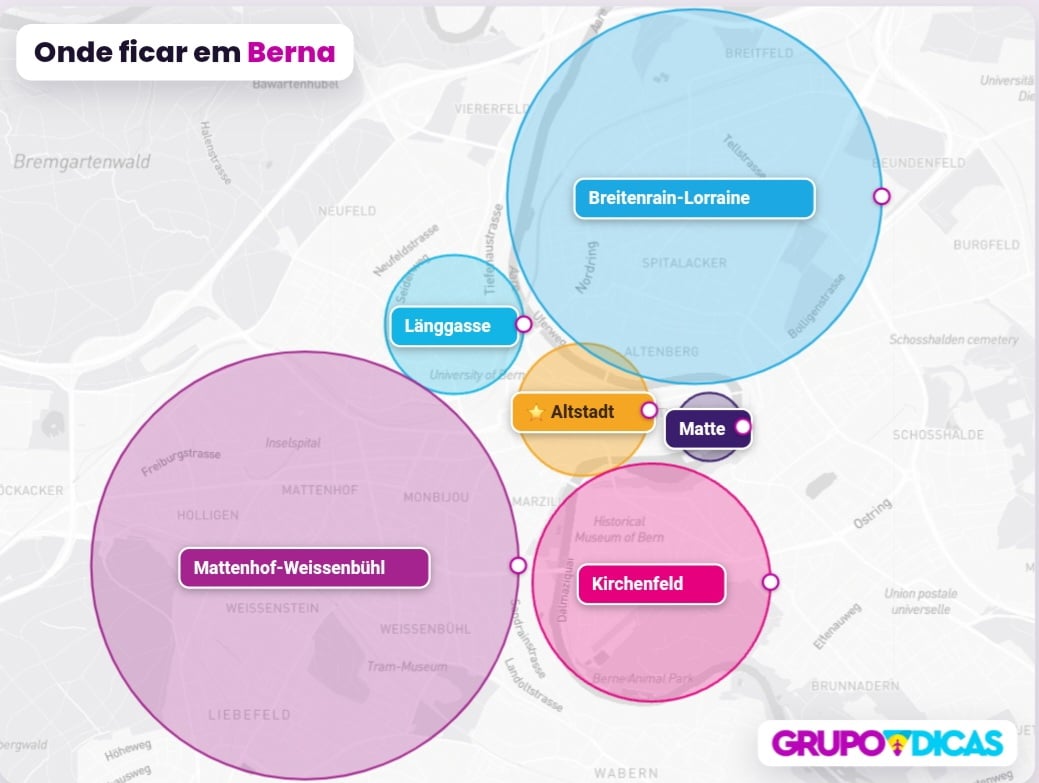 Mapa de Berna Mapa de Berna