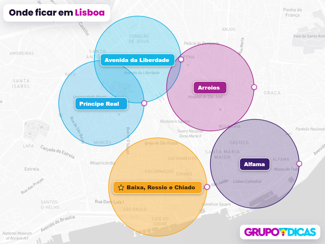 Mapa de Lisboa Mapa de Lisboa