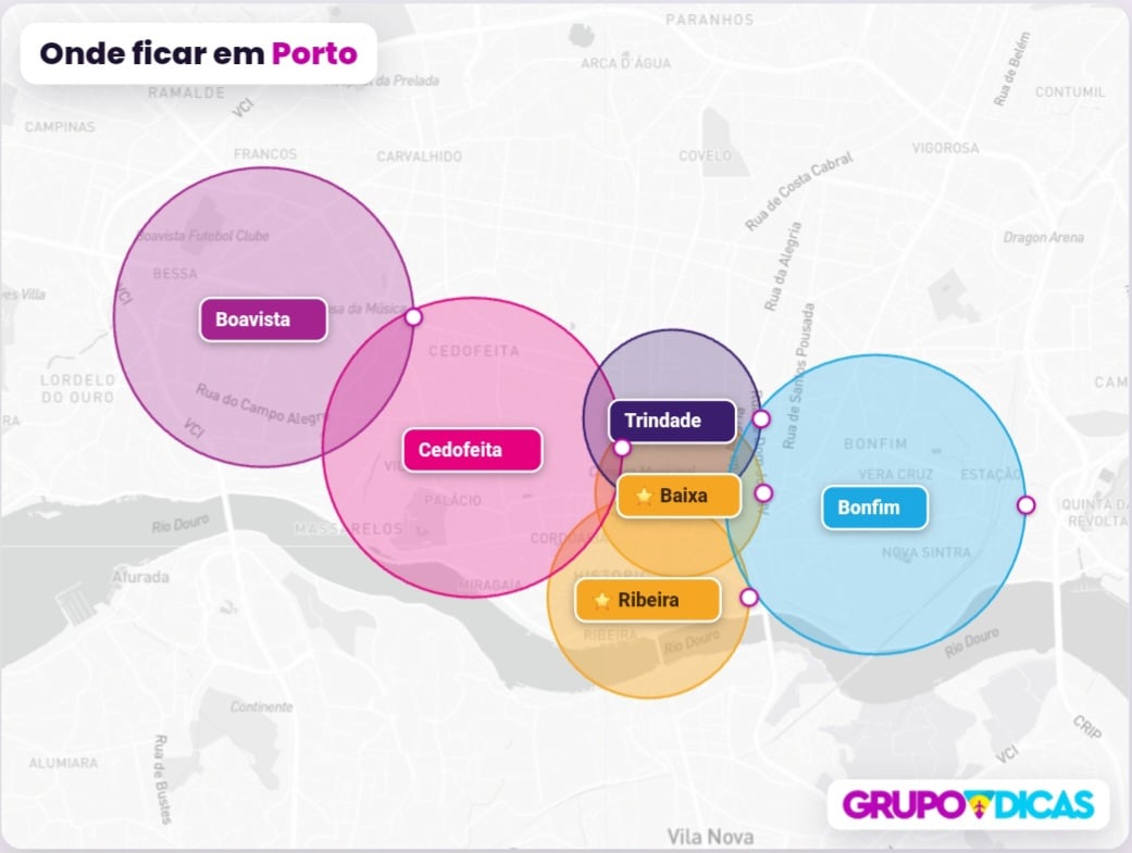 Mapa de Porto Mapa de Porto