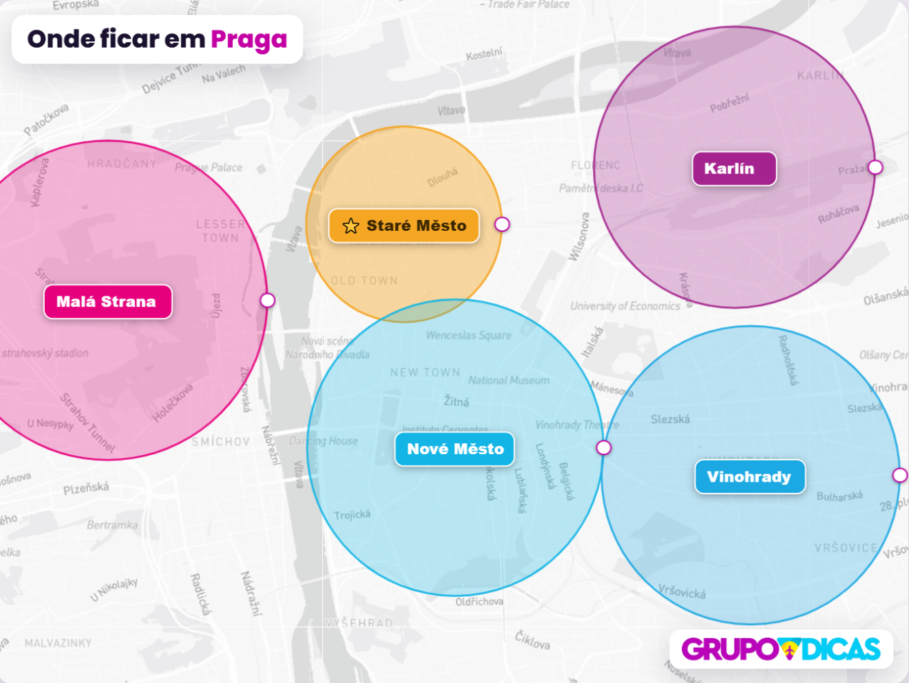 Mapa de Praga Mapa de Praga