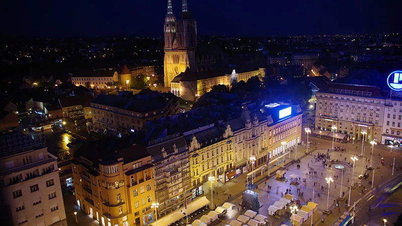 Vida noturna em Zagreb