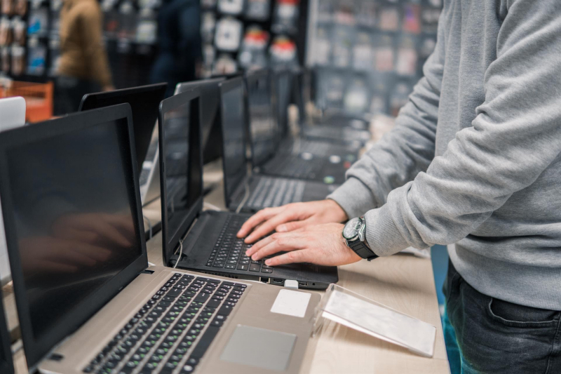 Comprando notebook em Miami