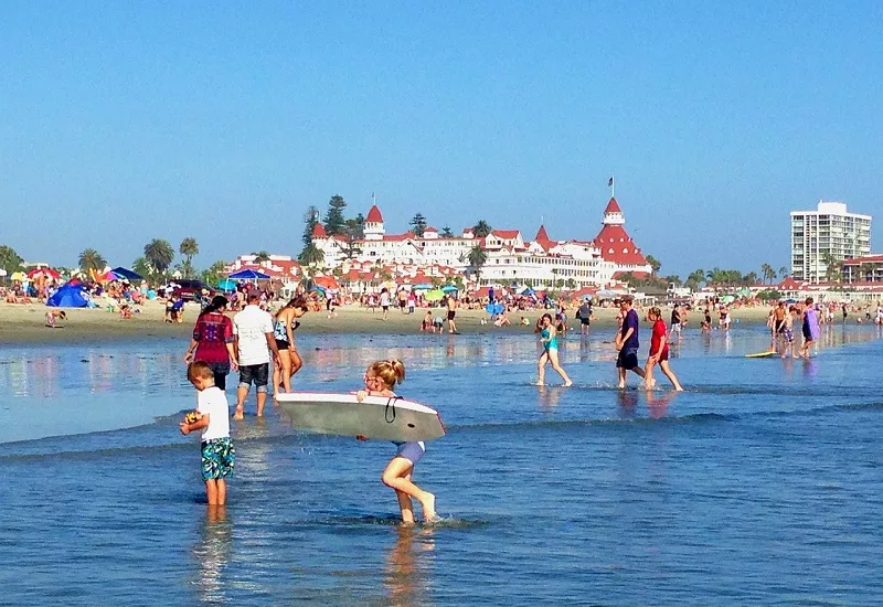 Verão em San Diego na Califórnia