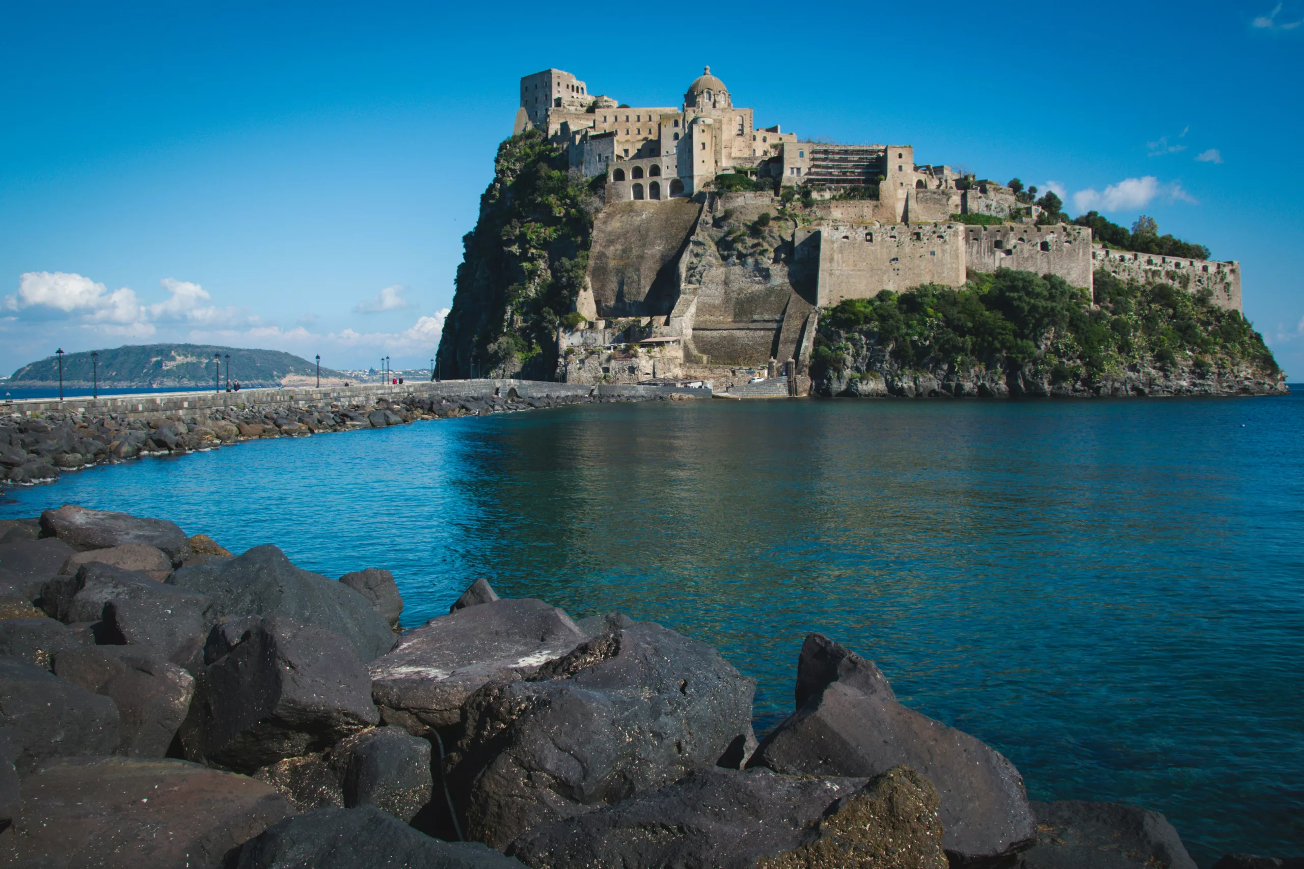 Castel dell’Ovo em Nápoles