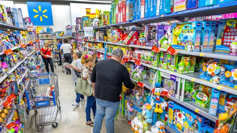 Brinquedos no Walmart em Miami