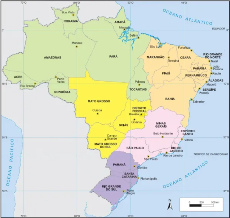 Mapa do Brasil