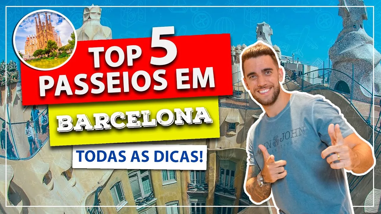 Top 5 passeios mais procurados em Barcelona