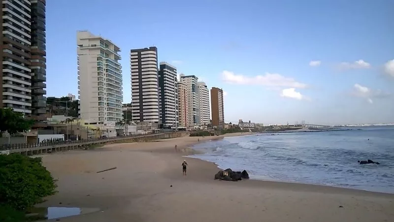 Praia de Areia Preta em Natal