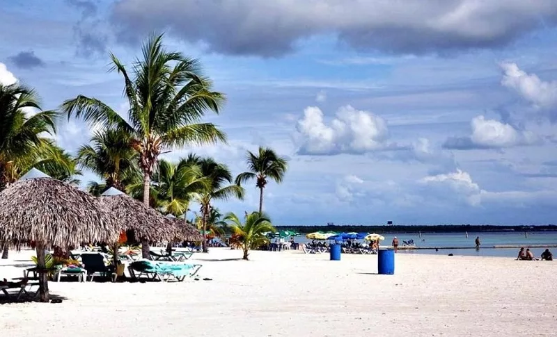 Boca Chica na República Dominicana