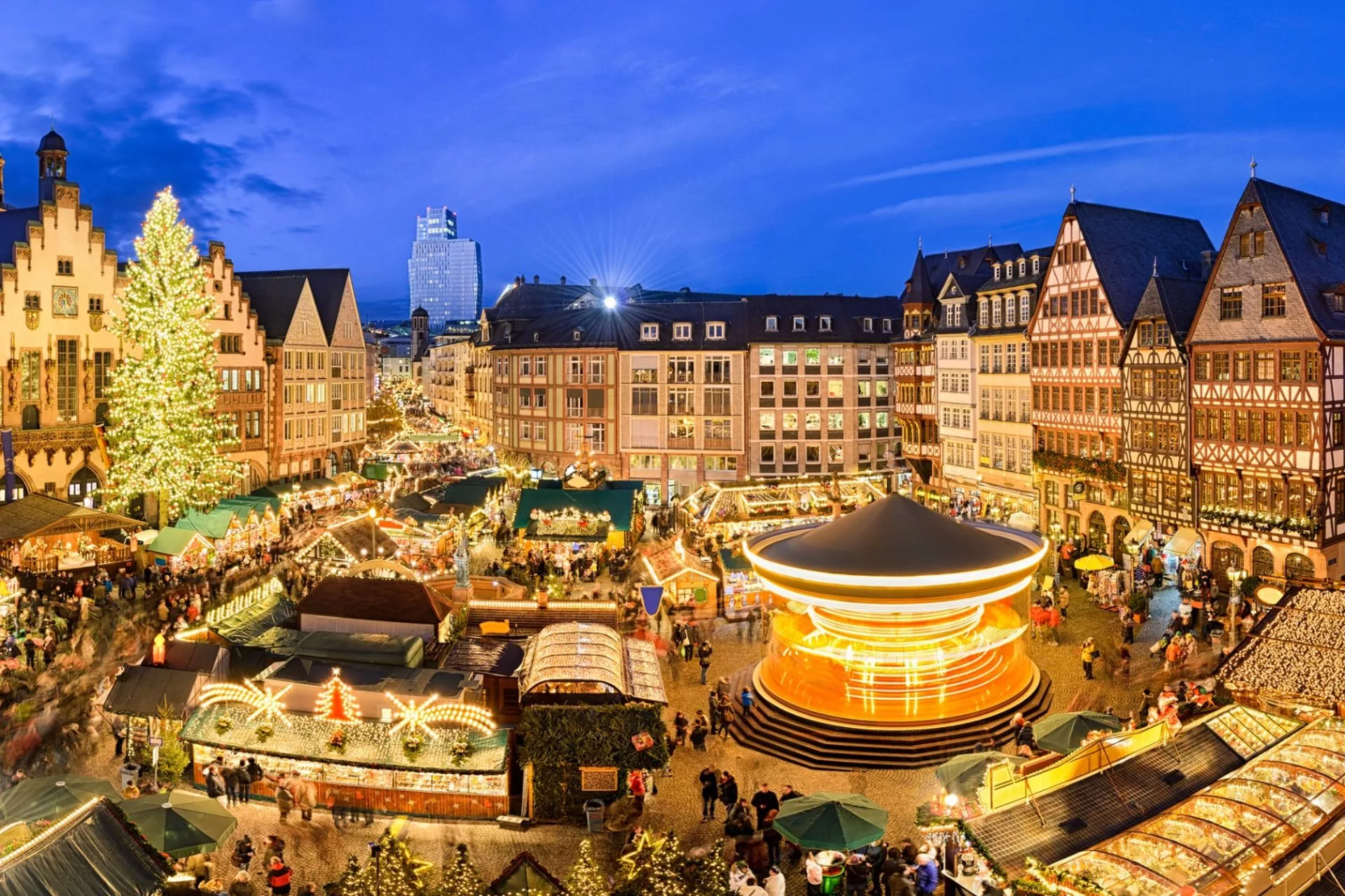 Mercado de Natal em Frankfurt