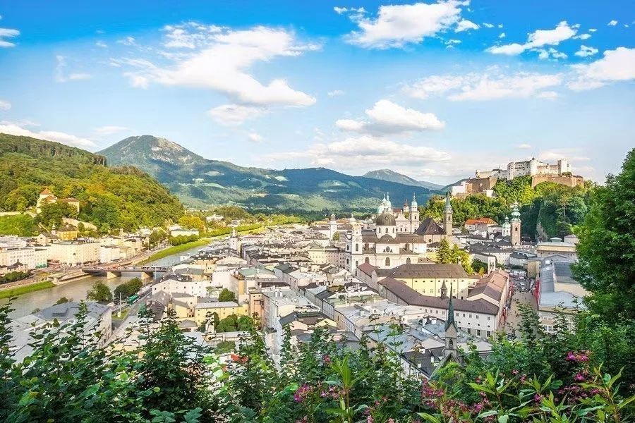 Excursão a Salzburgo de trem