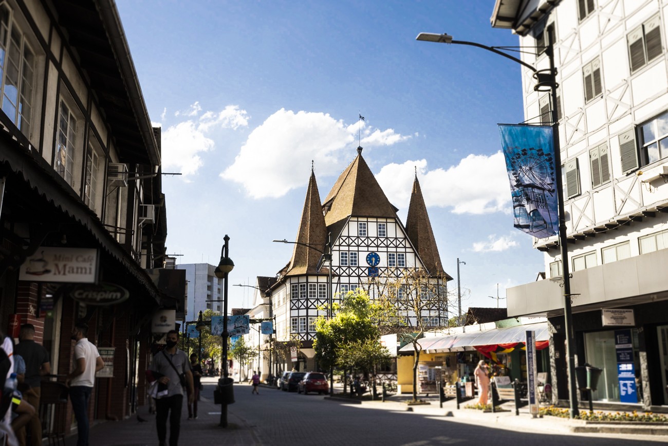 Mapa turístico de Blumenau