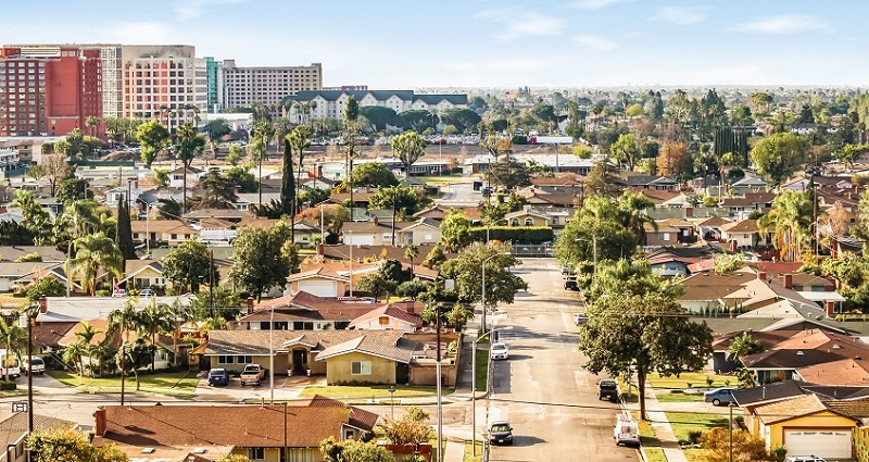 Cidade Anaheim na Califórnia