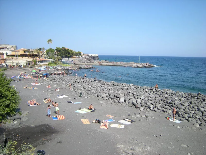 Spiaggia di San Giovanni Li Cuti em Catania
