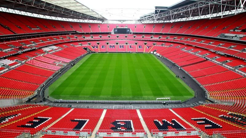 Estádio de Wembley em Londres na Inglaterra